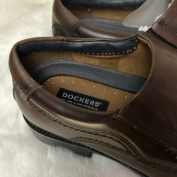 Dockers shoes,men,leather,NEW! Size 10W.  RELIANT, ,loafers,brown,office - Picture 5 of 16